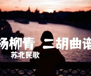 《杨柳青  二胡曲谱吉他谱》_苏北民歌_D调 图片谱1张