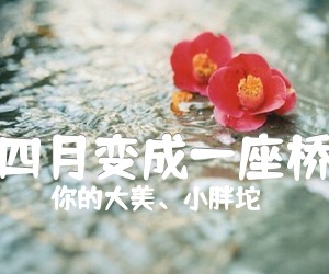 《四月变成一座桥吉他谱》_你的大美、小胖坨_花粥_A调图片谱完整版_A调 图片谱3张