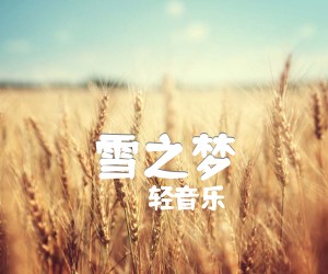 《雪之梦吉他谱》_轻音乐_吉他图片谱3张