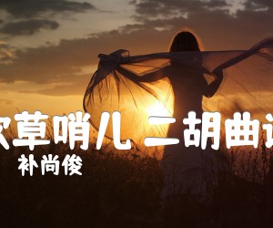 《吹草哨儿 二胡曲谱吉他谱》_补尚俊_吉他图片谱1张