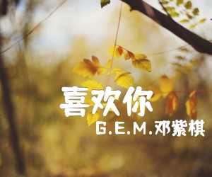 《喜欢你吉他谱》_G.E.M.邓紫棋_邓紫棋_图片谱完整版 图片谱4张