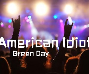 《American Idiot吉他谱》_Green Day_未知调 图片谱2张