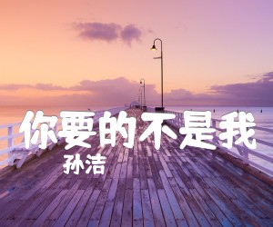 《你要的不是我吉他谱》_孙洁_A调 图片谱2张