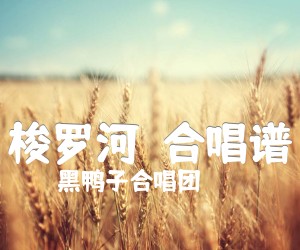 《梭罗河  合唱谱吉他谱》_黑鸭子合唱团 图片谱1张