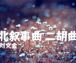 《豫北叙事曲 二胡曲谱吉他谱》_刘文金 图片谱1张